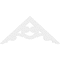 Ekena Millwork Pitch Robin Architectural Grade PVC Gable Pediment, 36"W x 16 1/2"H x 1"P (11/12) GPP036X017X100ROB - alternate 3
